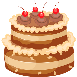 Cake birthday PNG-13143